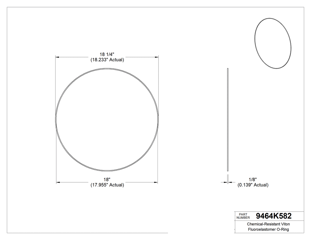 Technical drawing - 9464K582